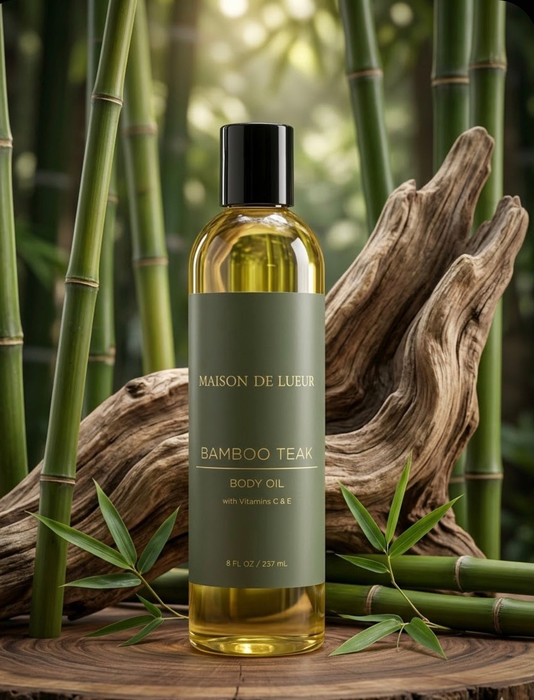 Bamboo Teak Body Oil