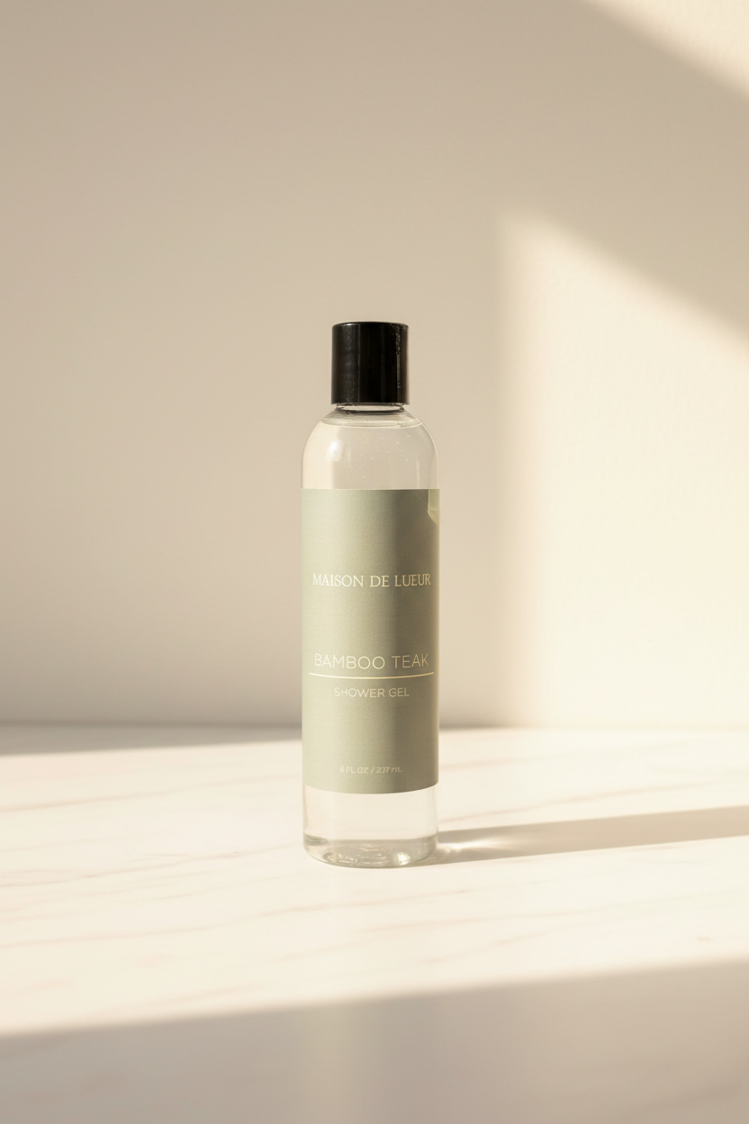 Bamboo Teak Shower Gel - Isolated