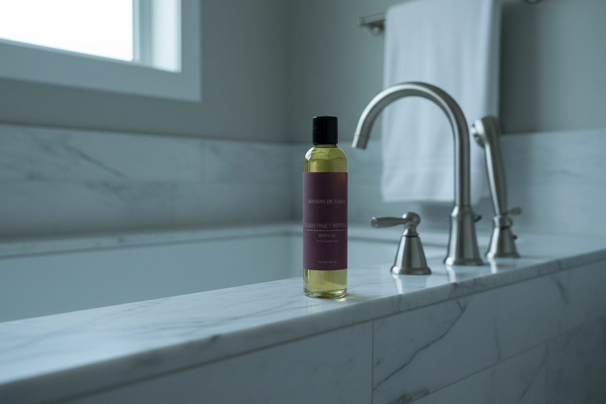 Cabernet Neroli Marble & Steel